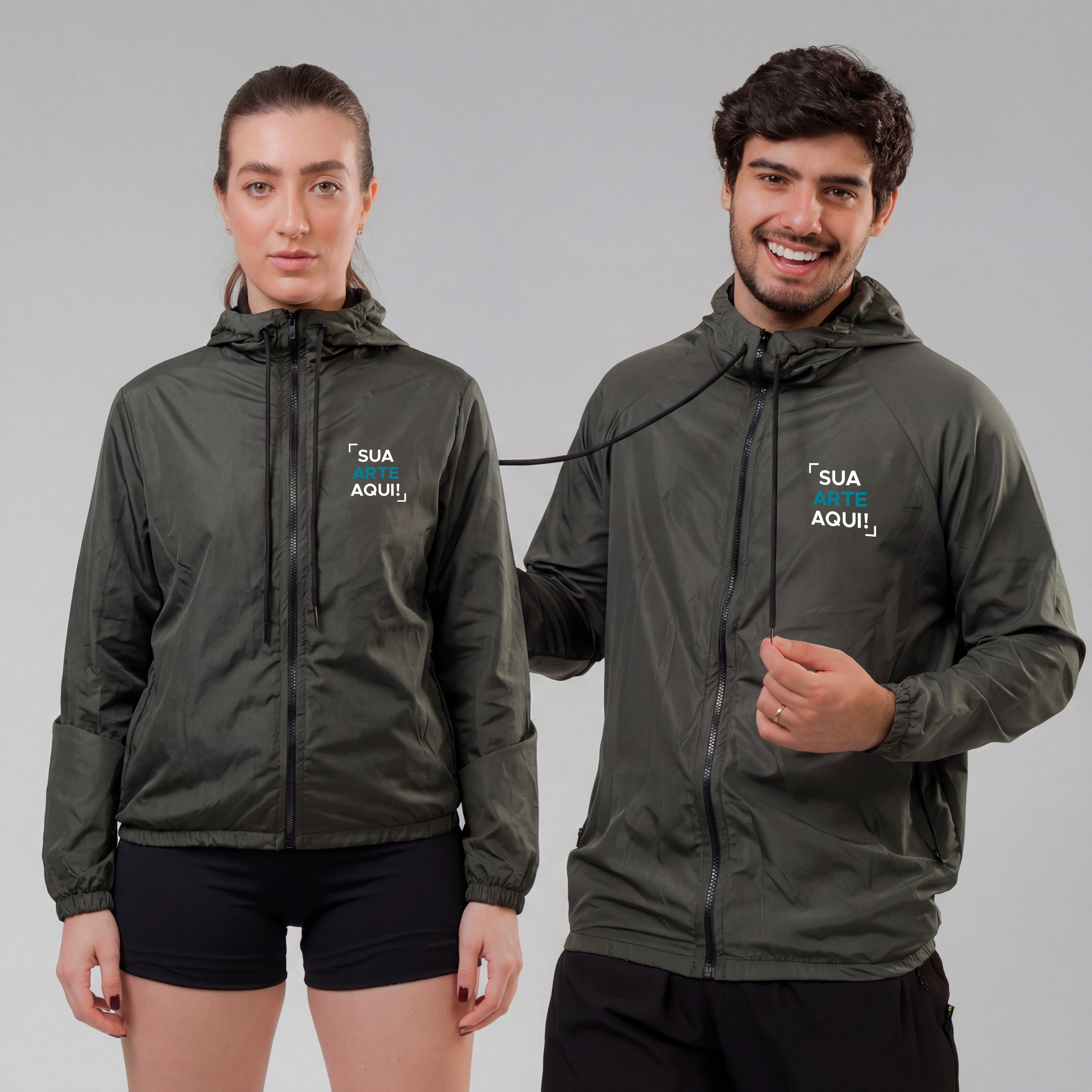 Jaqueta Corta Vento Personalizável