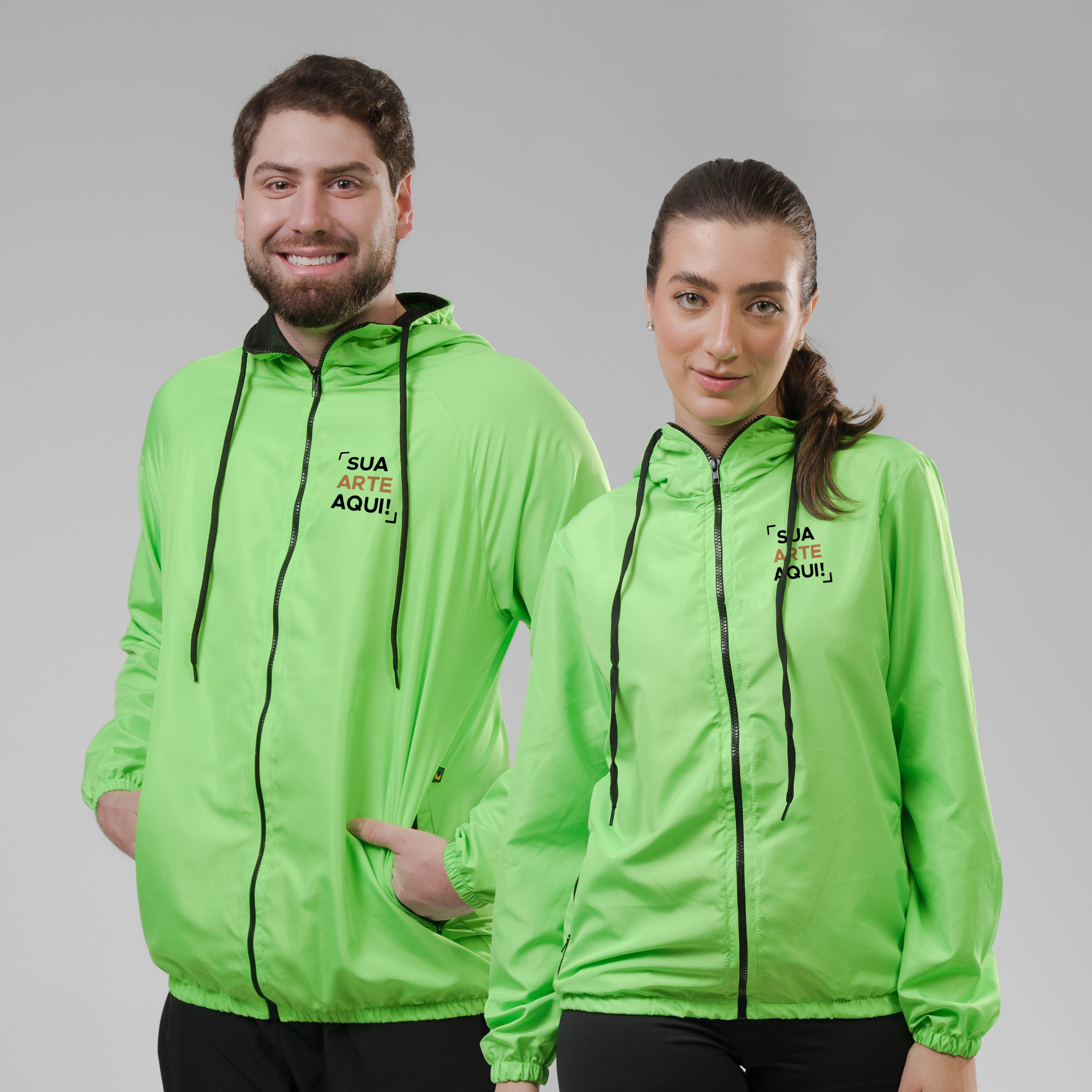 Jaqueta Corta Vento Personalizável