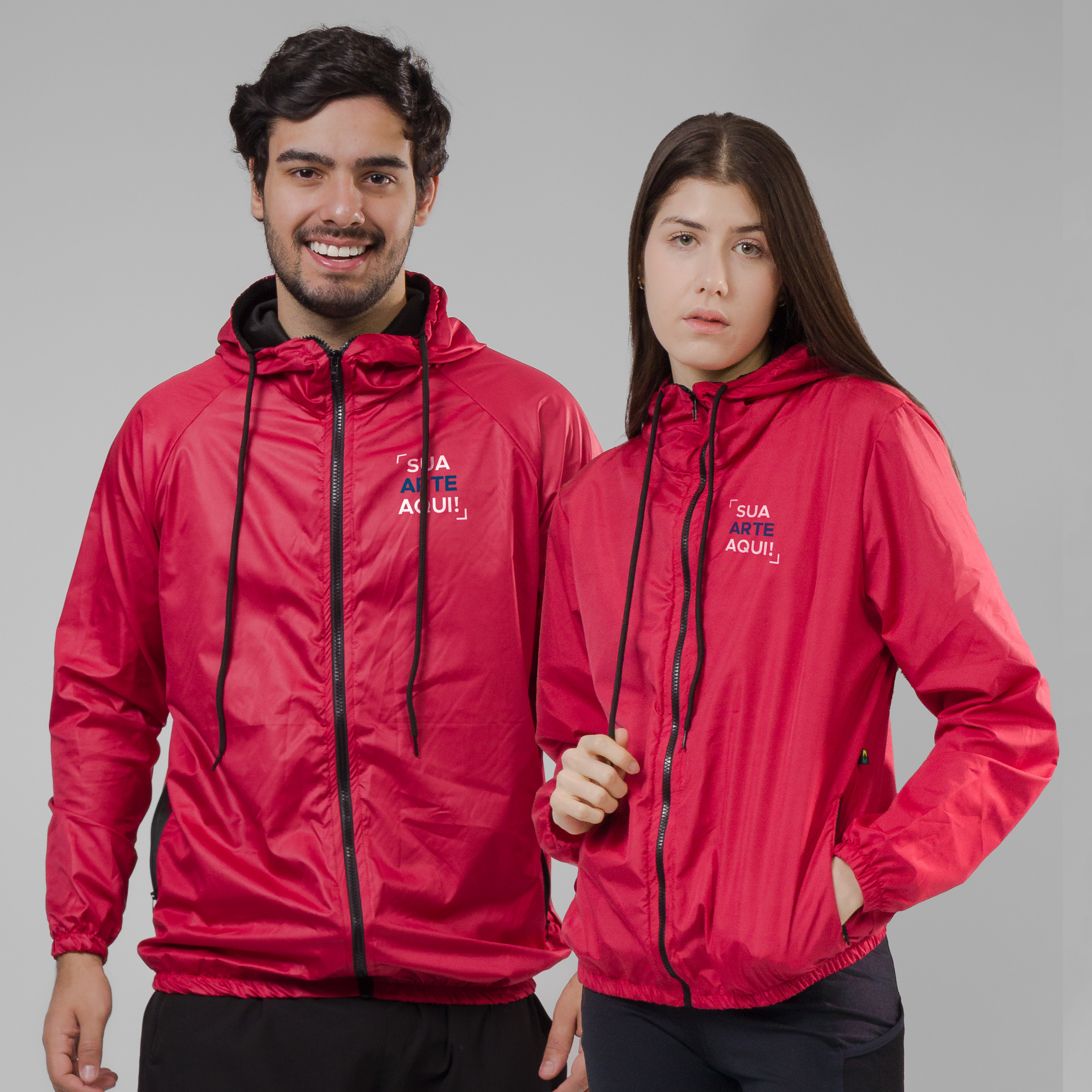 Jaqueta Corta Vento Personalizável