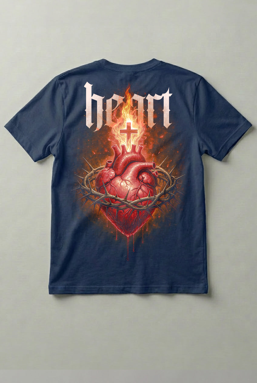 Camiseta Religião Heart