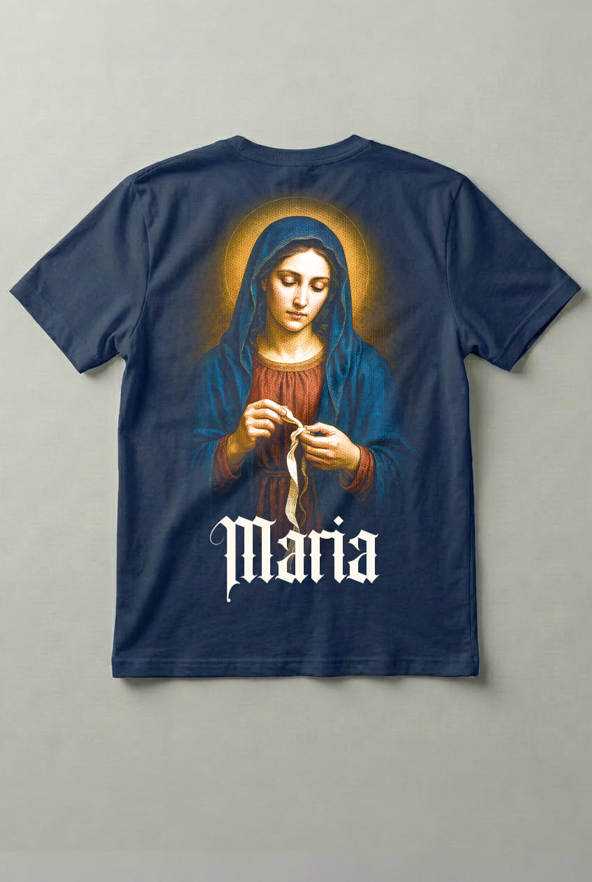 Camiseta Religião Maria