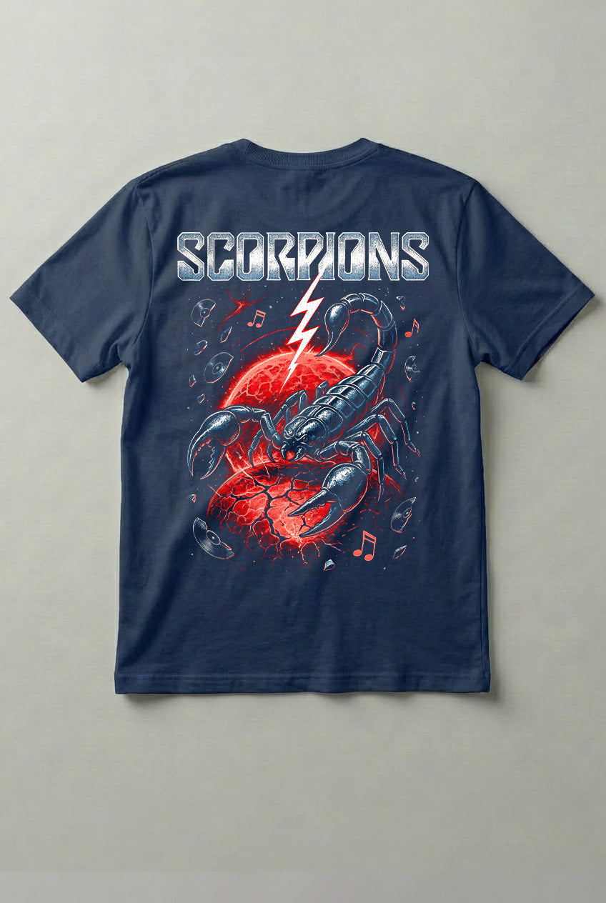 Camiseta Rock Scorpions