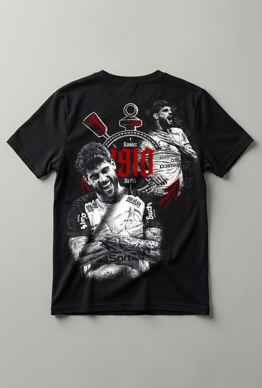 Camiseta Futebol Torcida Gaviões da Fiel Yuri Alberto