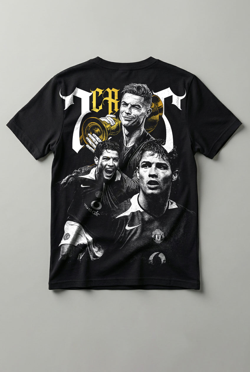 Camiseta Futebol Cristiano Ronaldo Cr7  Dourado