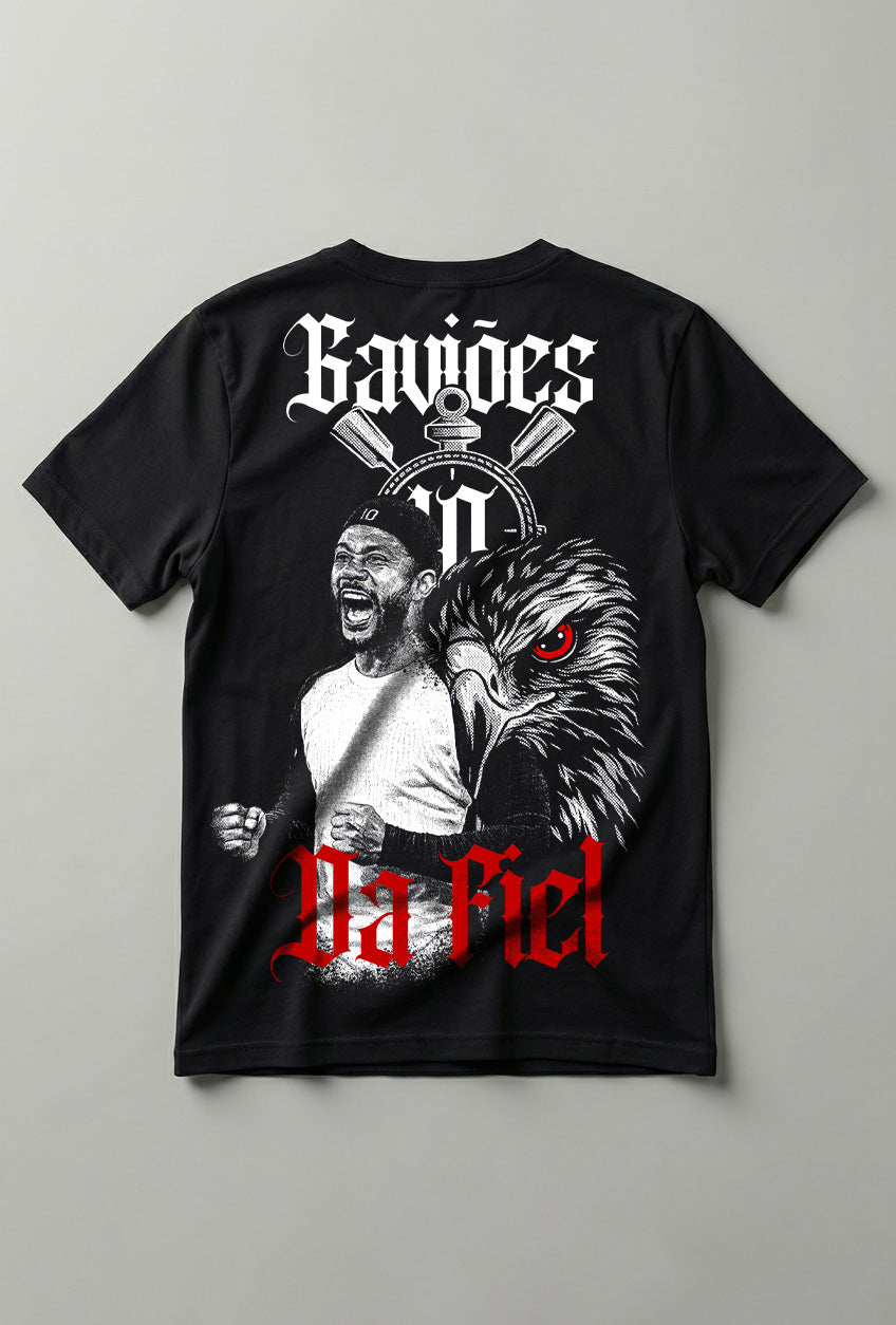 Camiseta Futebol Torcida Gaviões da Fiel