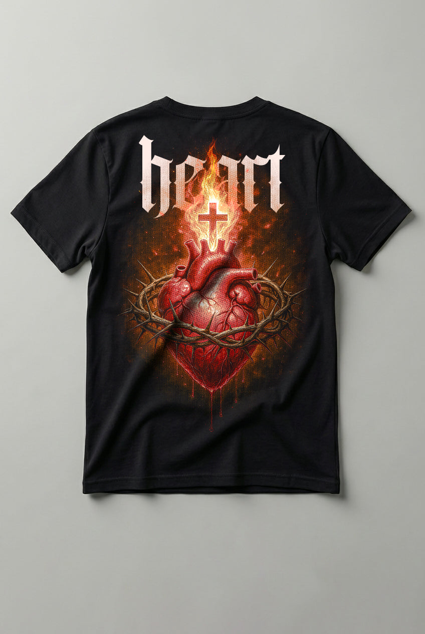 Camiseta Religião Heart
