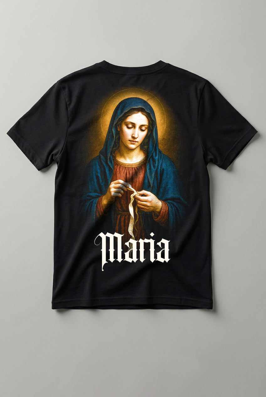 Camiseta Religião Maria