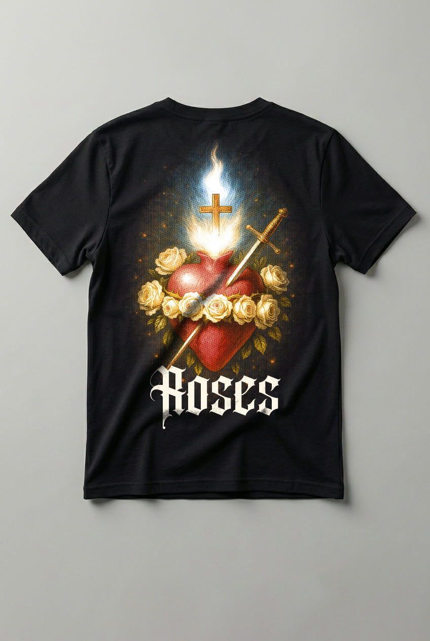 Camiseta Religião Roses