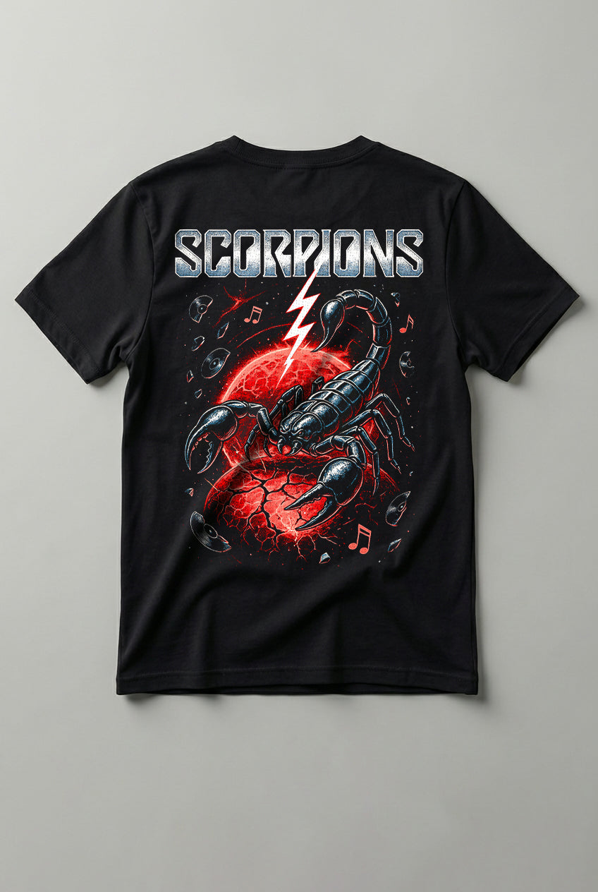 Camiseta Rock Scorpions
