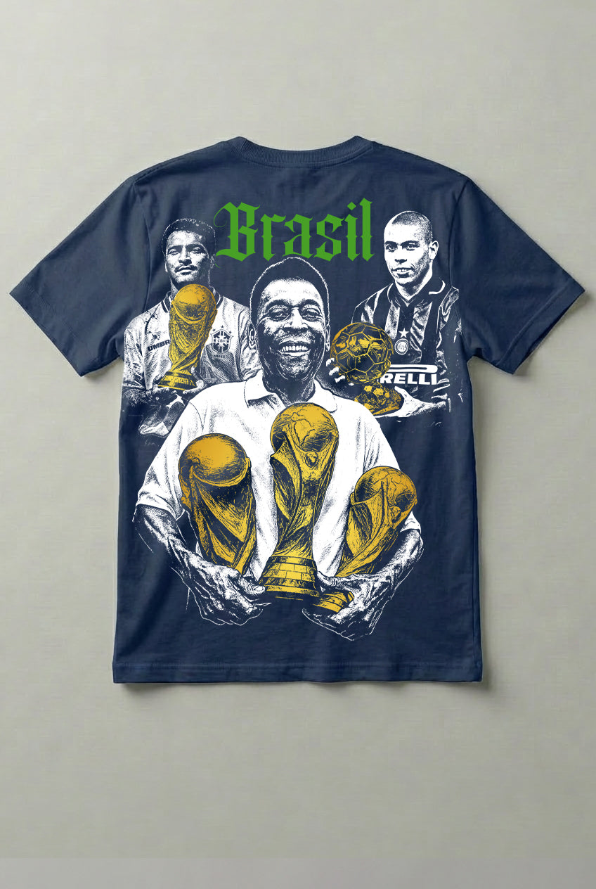 Camiseta Futebol Brasil Lendas