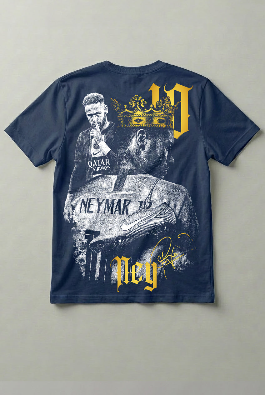 Camiseta Futebol Neymar Ouro