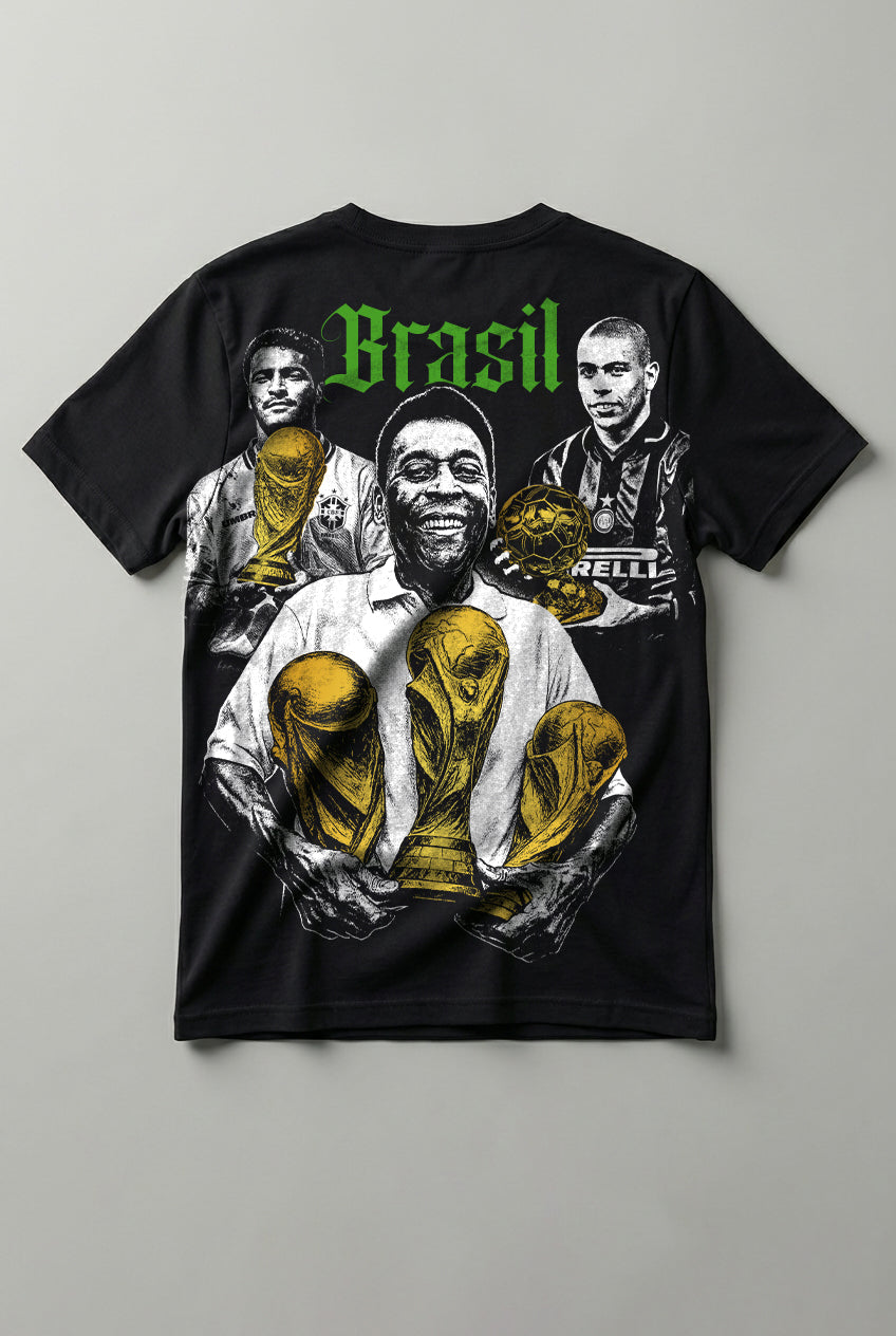 Camiseta Futebol Brasil Lendas