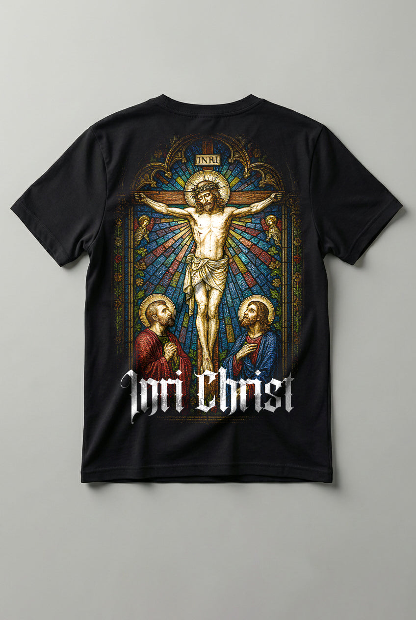 Camiseta Religião Inri Christ