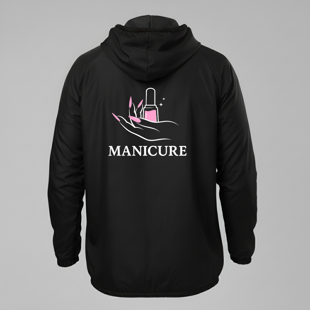 Jaqueta Corta vento Manicure e Pedicure