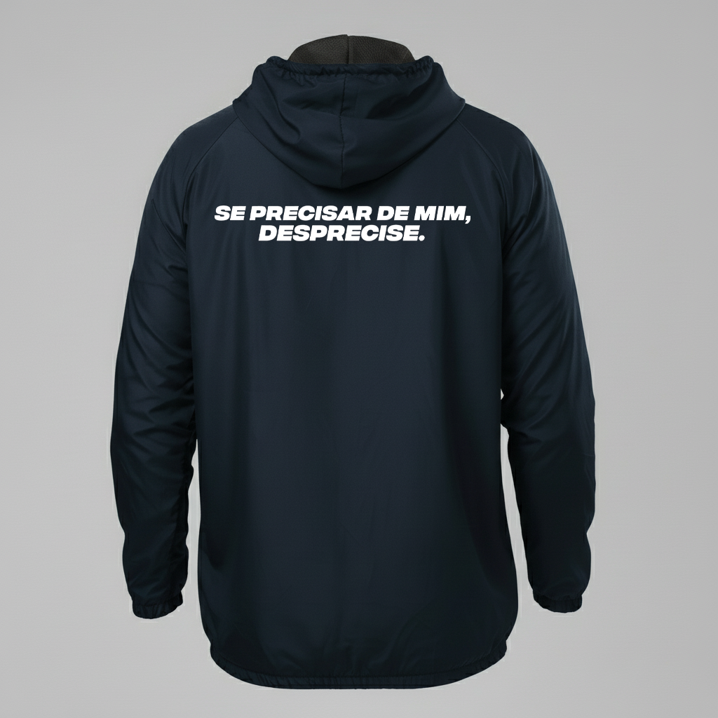 Jaqueta Corta vento, se precisar de mim, desprecise