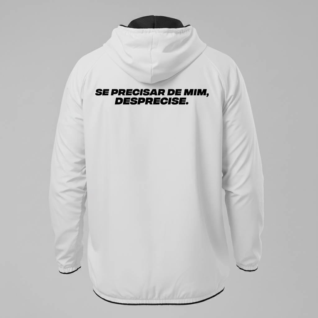 Jaqueta Corta vento, se precisar de mim, desprecise