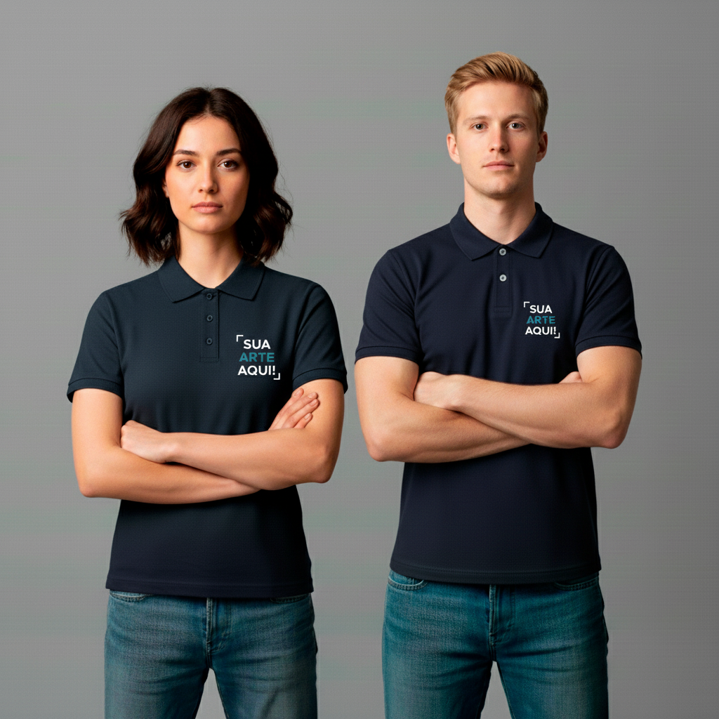 Camiseta Polo Personalizável