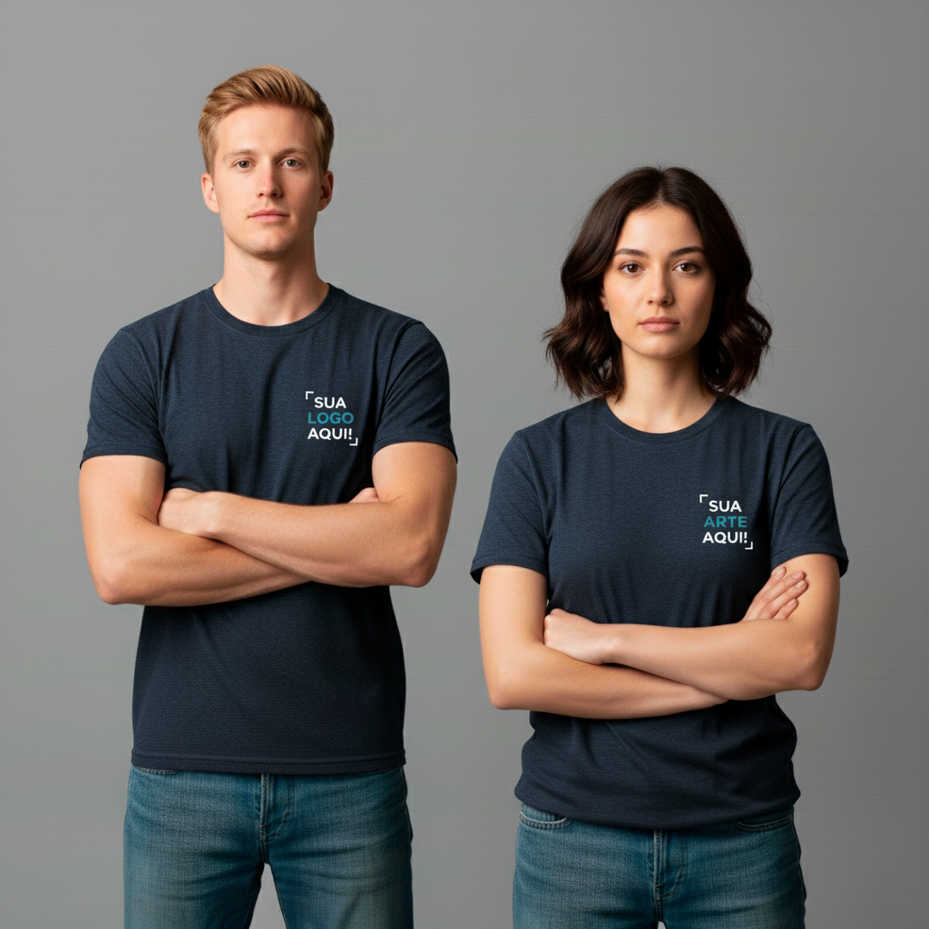 Camiseta Algodão Personalizável