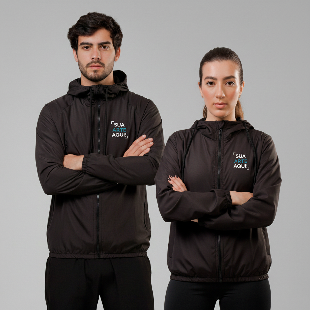 Jaqueta Corta Vento Personalizável