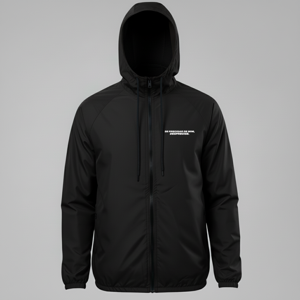Jaqueta Corta vento, hoje não estou bom pra beber, estou excelente
