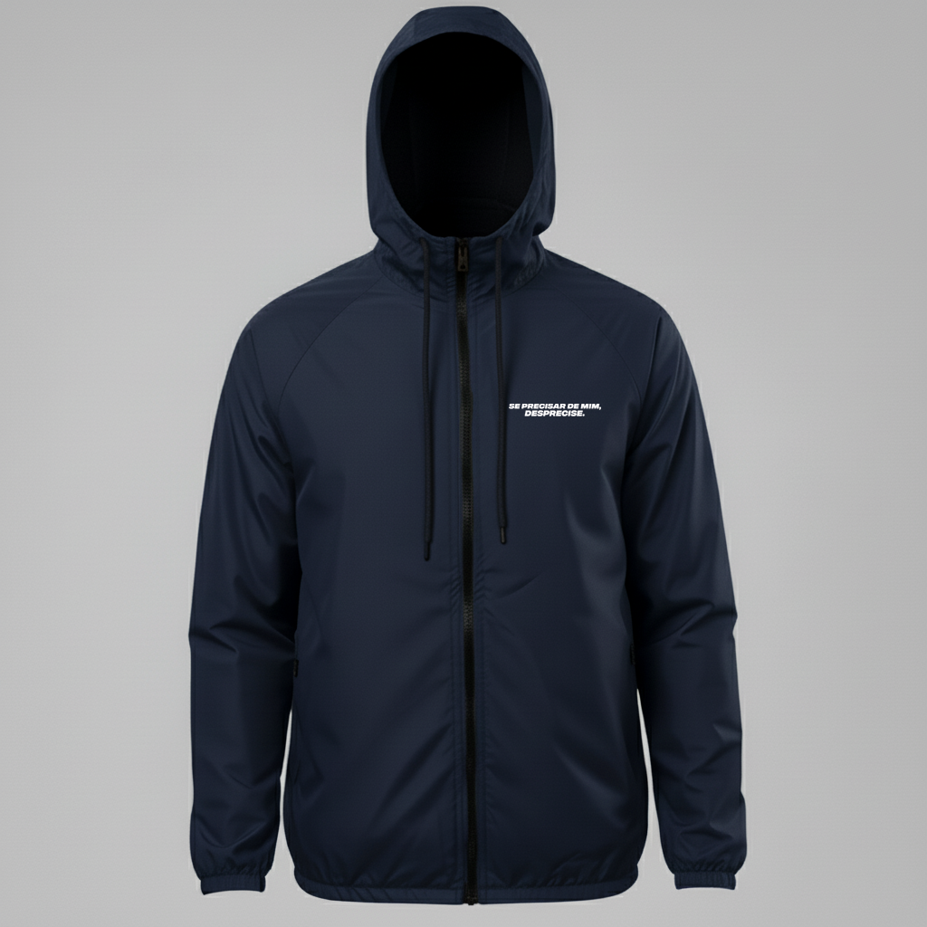 Jaqueta Corta vento, hoje não estou bom pra beber, estou excelente