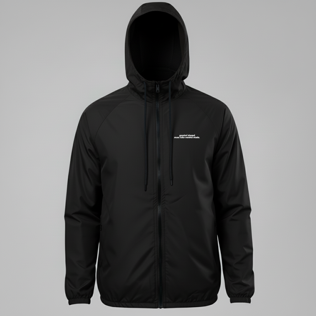 Jaqueta Corta vento, gostei daqui, mas não venho mais.