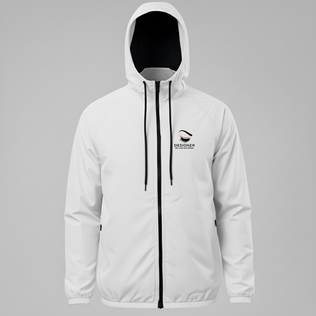 Jaqueta Corta vento Designer de Sobrancelhas