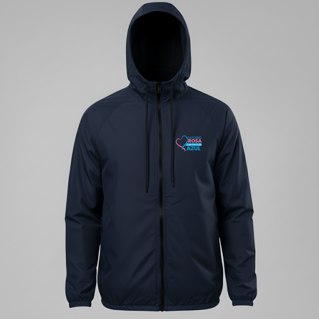 Jaqueta Corta Vento Outubro Rosa