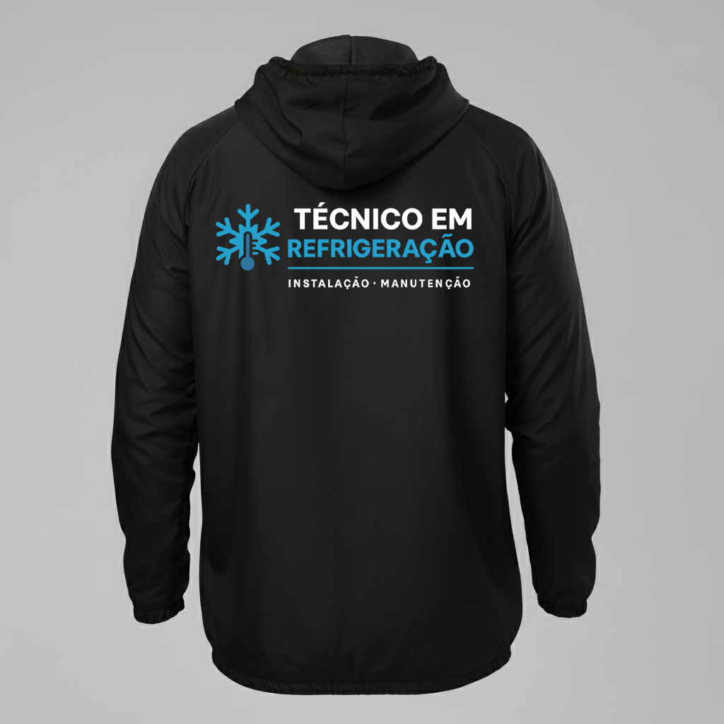 Jaqueta Corta Vento Técnico em Refrigeração