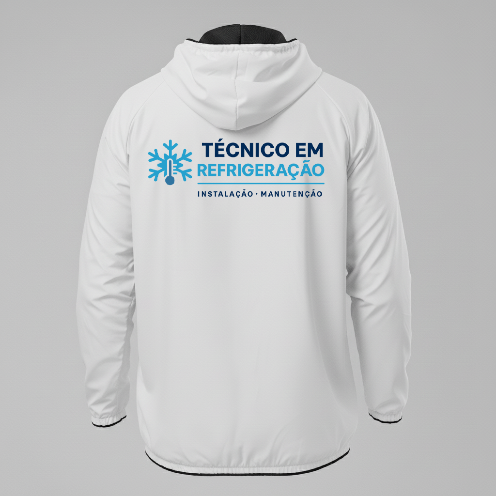 Jaqueta Corta Vento Técnico em Refrigeração