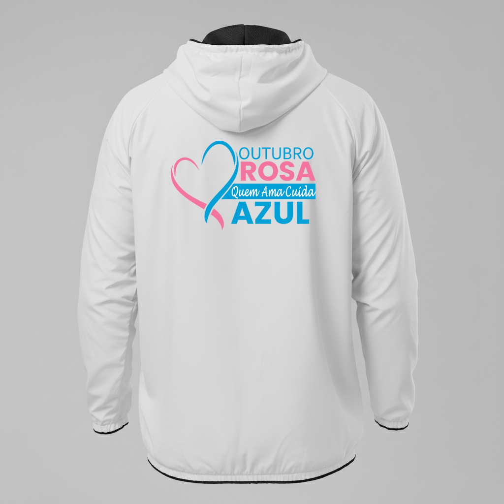 Jaqueta Corta Vento Outubro Rosa