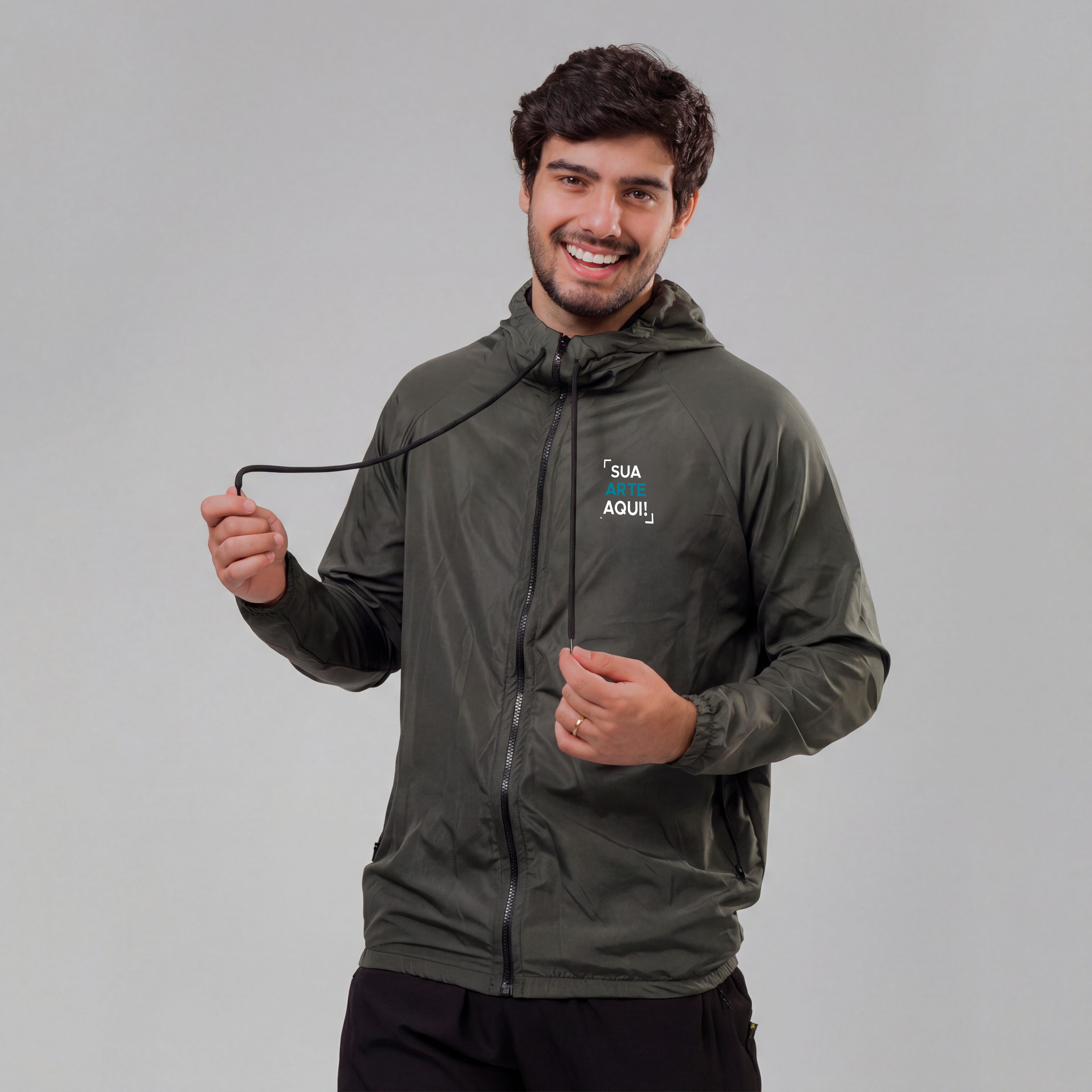 Jaqueta Corta Vento Personalizável