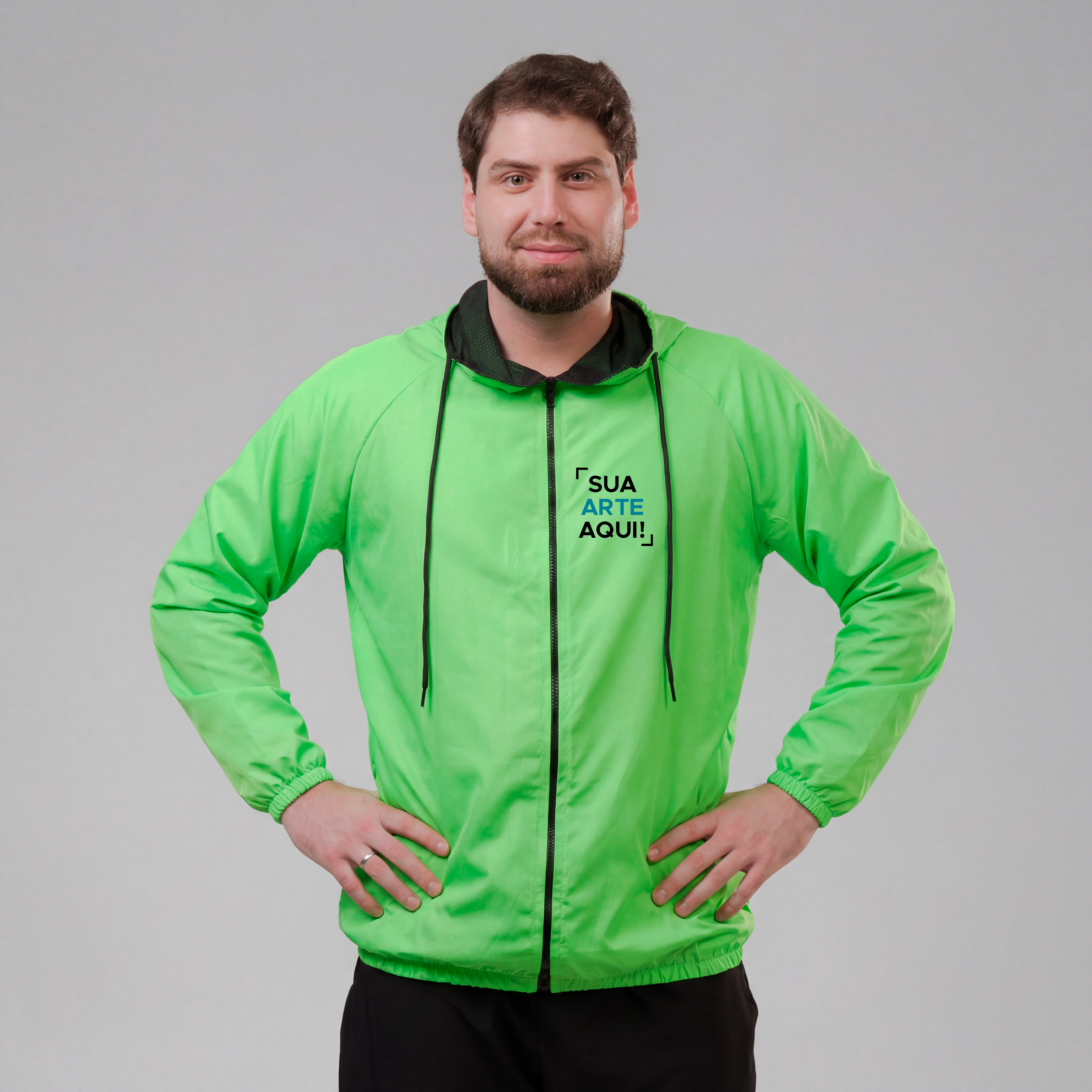 Jaqueta Corta Vento Personalizável